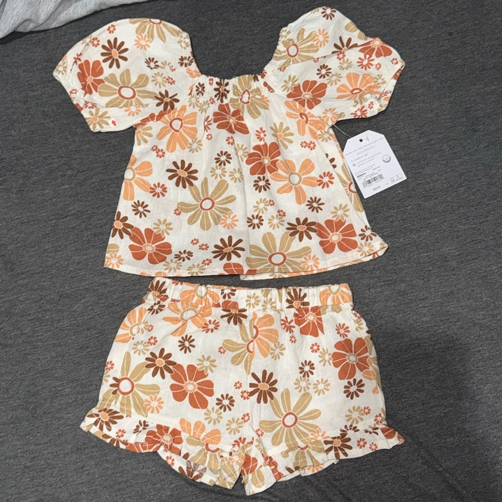 2 piece flower set
